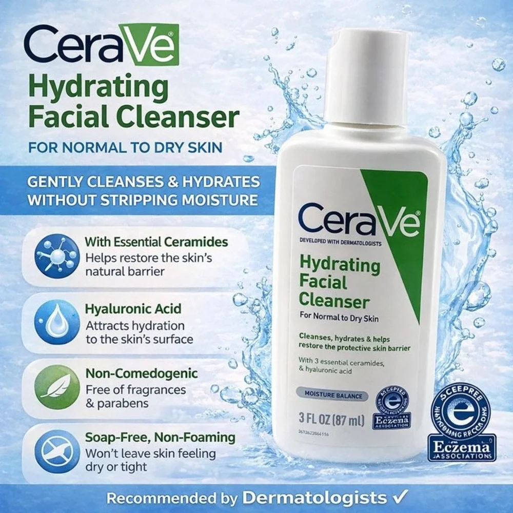 CeraVe hydrating facial